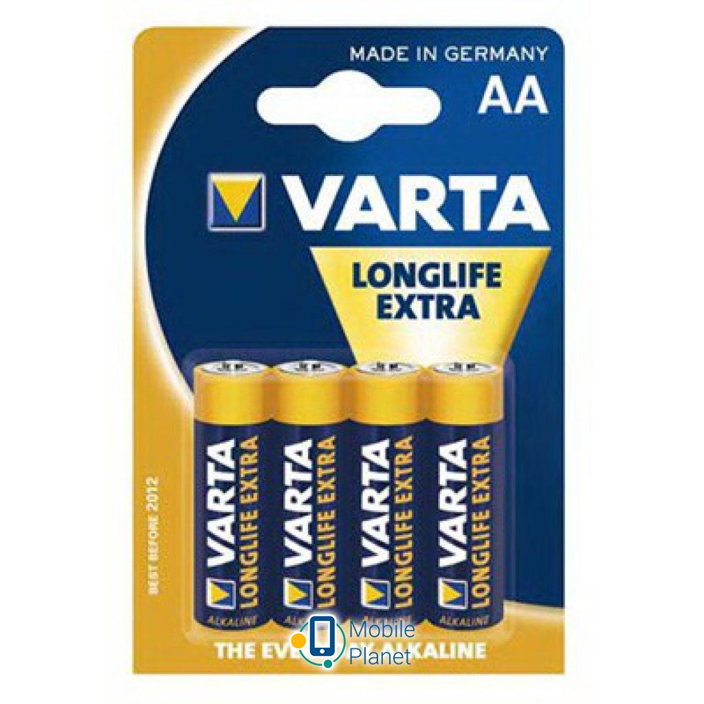 Батарейка AA Varta Longlife Extra * 4 Varta (04106101414) (UA)