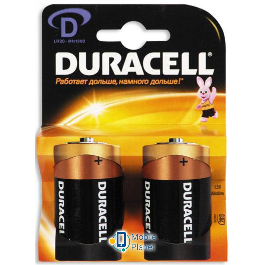 Батарейка Duracell D LR20 * 2 (5000394052512 / 81483648) (UA)