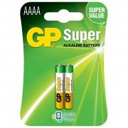 GP AAAA LR61 Super Alcaline * 2 (GP25A-2U2) (UA)
