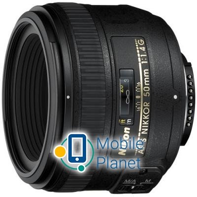 Об'єктив Nikon AF-S Nikkor 50mm f/1,4G (JAA014DA)
