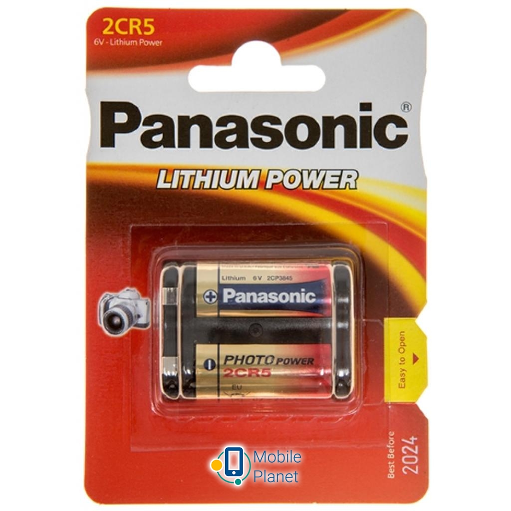 Батарейка PANASONIC 2CR5 * 1 LITHIUM (2CR-5L/1BP)