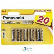 PANASONIC AAA LR03 Alkaline Power * 20 (LR03REB/20BW) (UA)