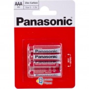 PANASONIC AAA R03 RED ZINK * 4 (R03REL/4BP)