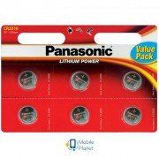 PANASONIC CR 2016 * 6 LITHIUM (CR-2016EL/6B)