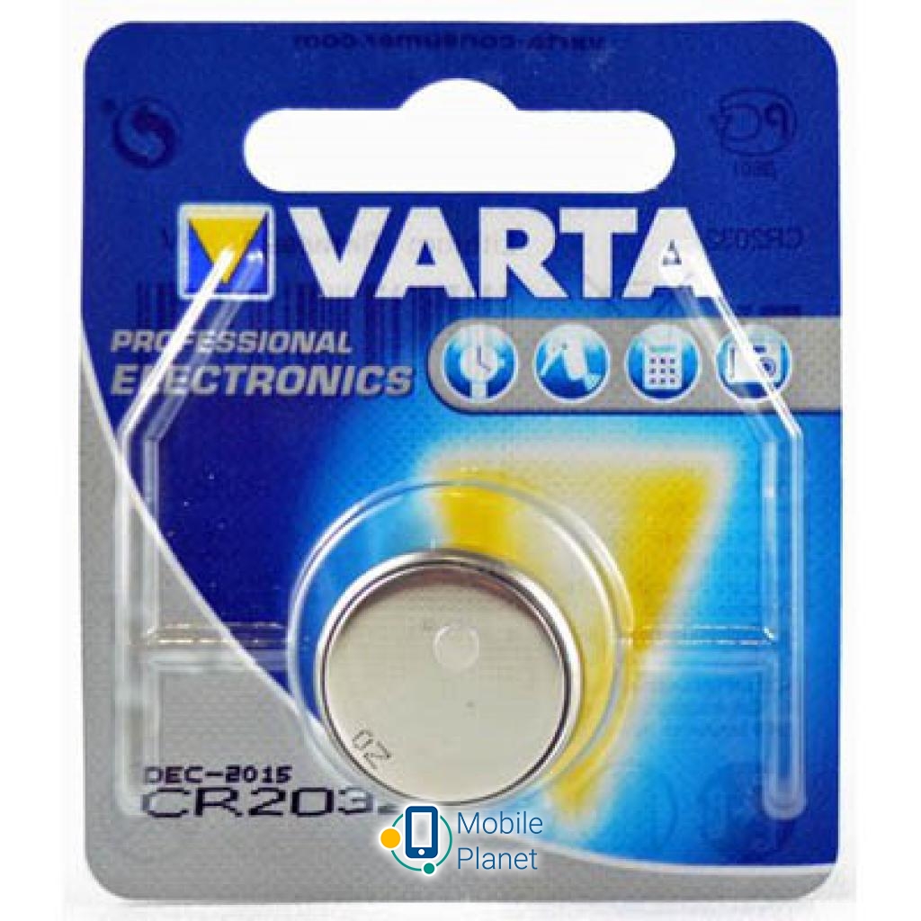 Батарейка Varta CR2032 Lithium (06032101401)