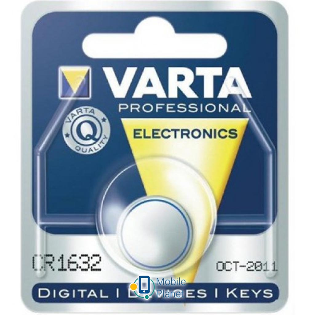 Батарейка Varta VARTA CR 1632 BLI 1 LITHIUM (06632101401)