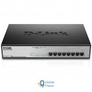 Коммутатор сетевой D-Link DGS-1008MP (UA)