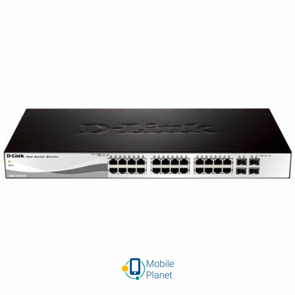 Комутатор мережевий D-Link DGS-1210-28P (UA)