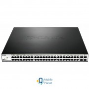 Комутатор мережевий D-Link DGS-1210-52MP (UA)