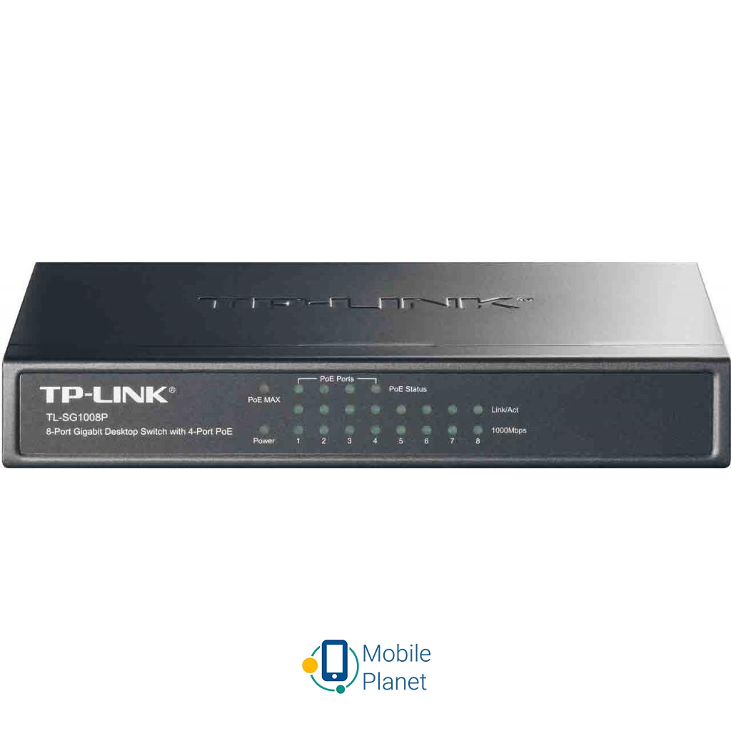 Коммутатор сетевой TP-Link TL-SG1008P