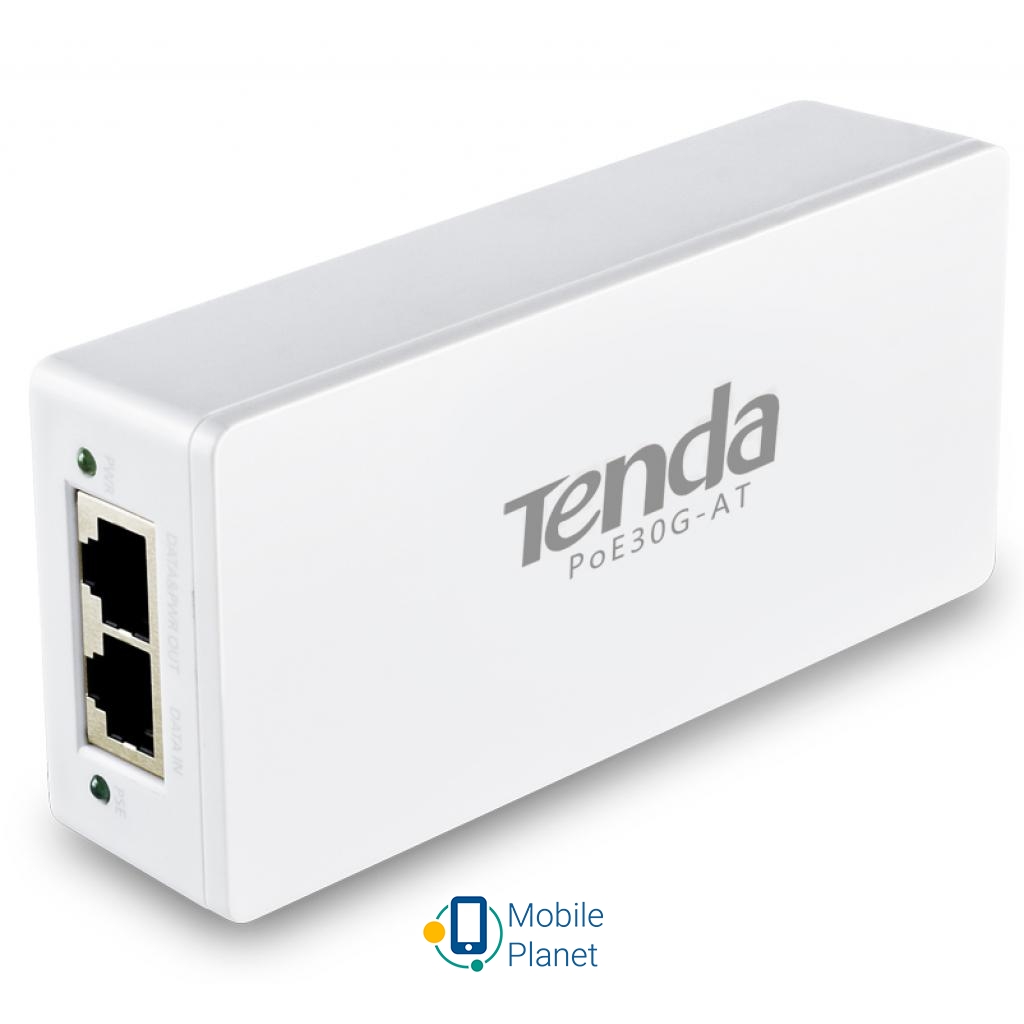 Адаптер PoE TENDA PoE30G-AT