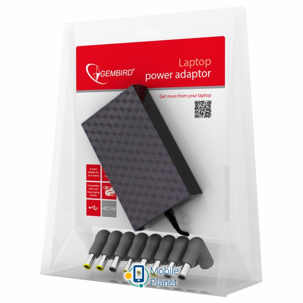Блок питания к ноутбуку GEMBIRD 40W (NPA-AC3)