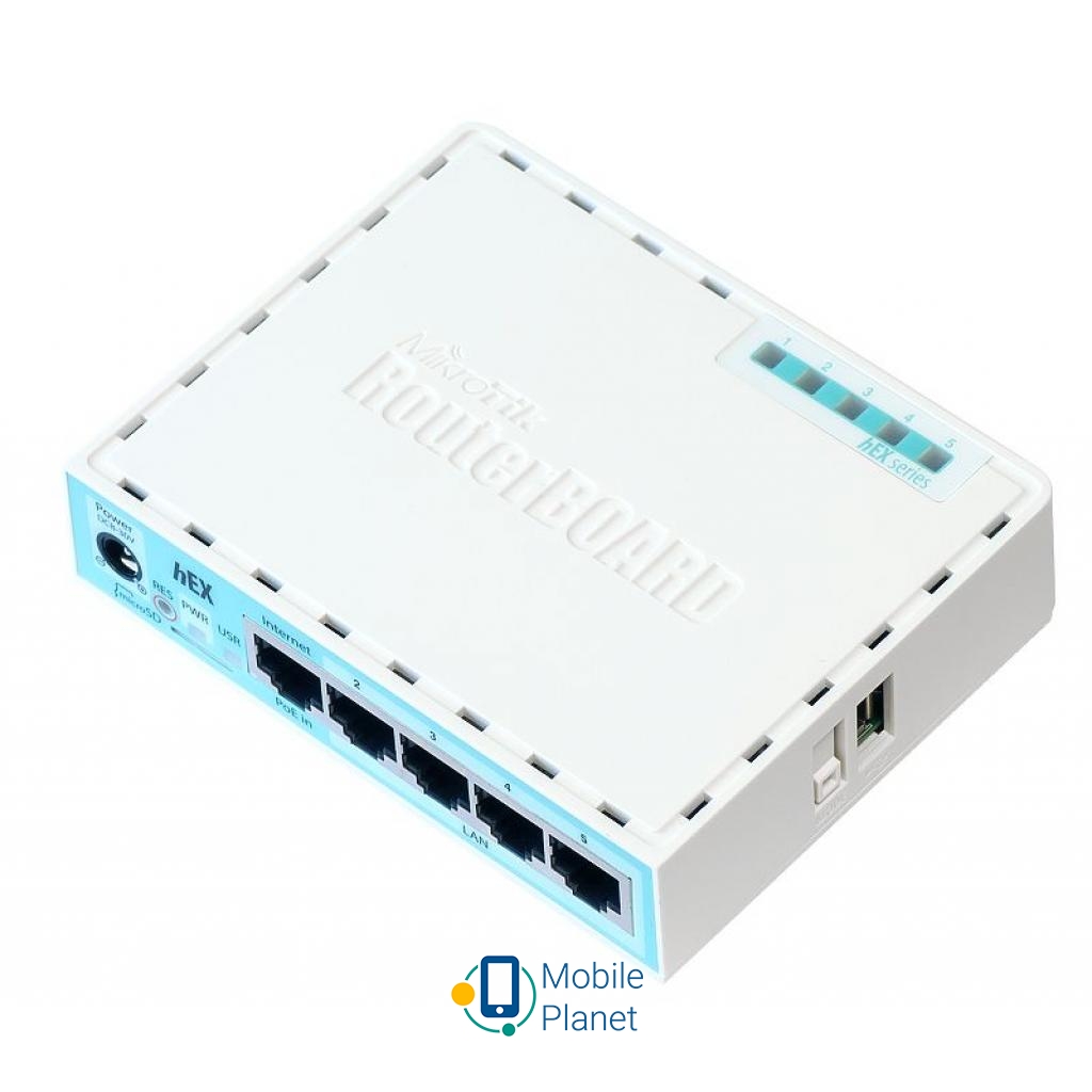 Маршрутизатор Mikrotik hEX (RB750Gr3)