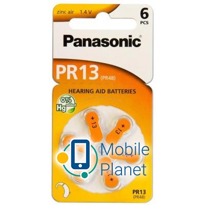 Батарейка PANASONIC PR 13 * 6 (PR-13/6LB) (UA)