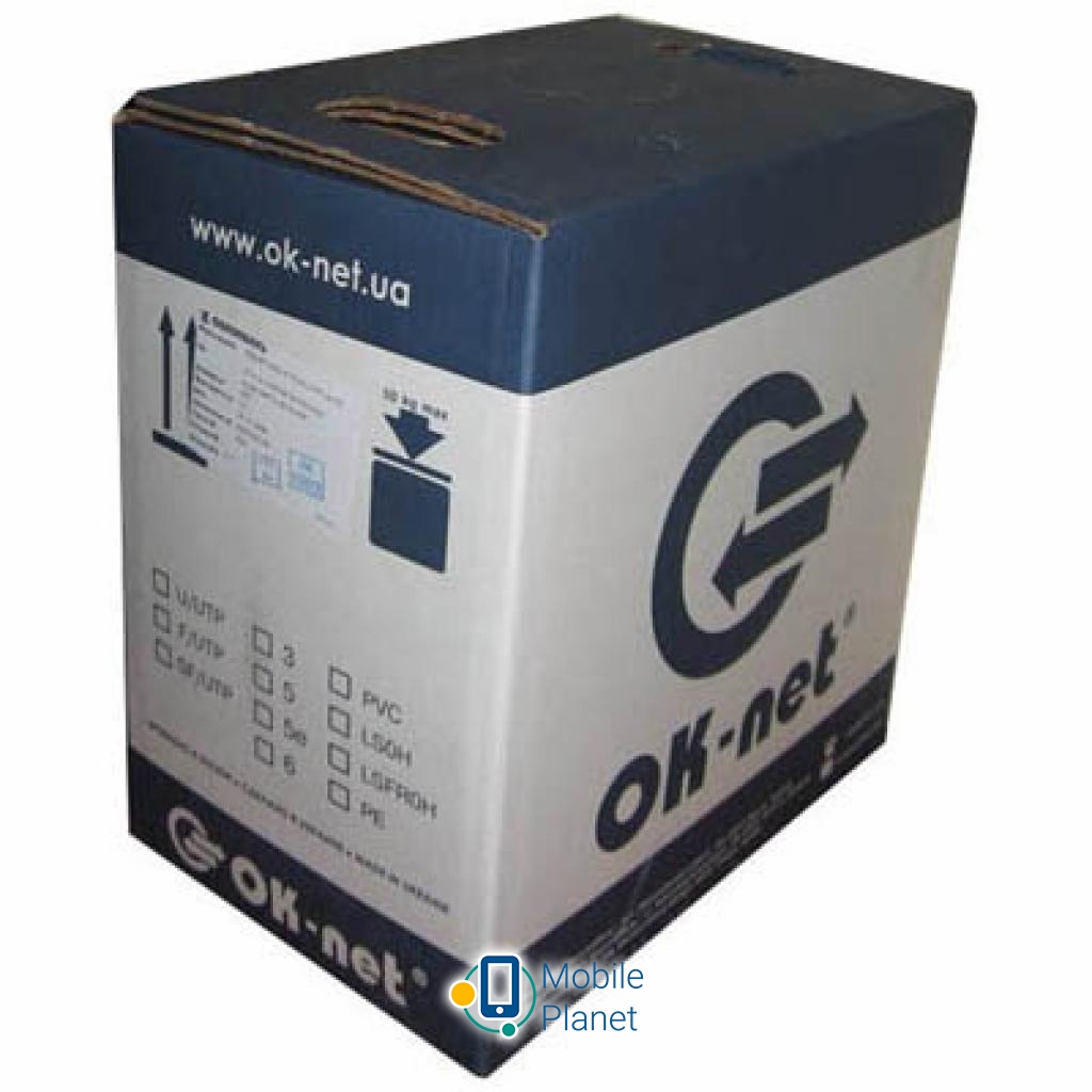 Кабель сетевой OK-Net UTP 305м 4х2х0,51 внешний (КПП-ВП (100) 4х2х0,51) (UA)