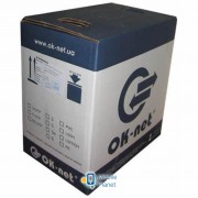 Кабель мережевий OK-Net UTP 305м 4х2х0,51 зовнішній (КПП-ВП (100) 4х2х0,51) (UA)