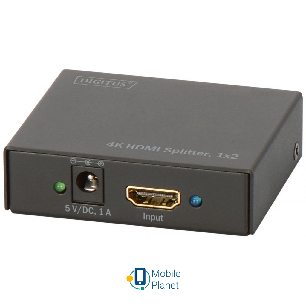 Спліттер DIGITUS HDMI Splitter (In * 1 Out * 2) 4K (DS-46304) (UA)