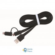 Дата кабель USB 2.0 AM to Lightning/Micro USB 1.0m Cablexpert (CC-USB2-AMLM2-1M)