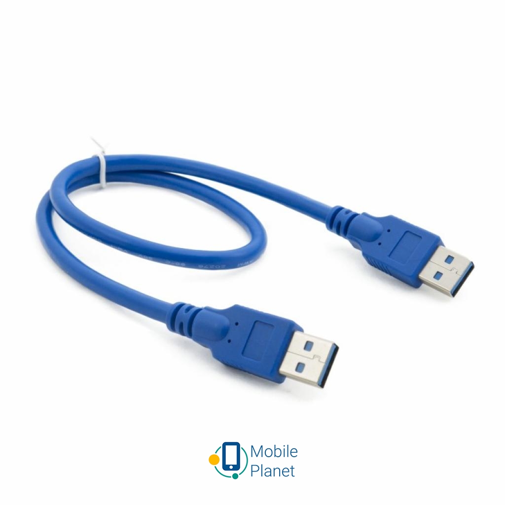 Кабель мультимедийный Дата кабель USB 3.0 AM/AM 0.5m EXTRADIGITAL (KBU1631) (UA)