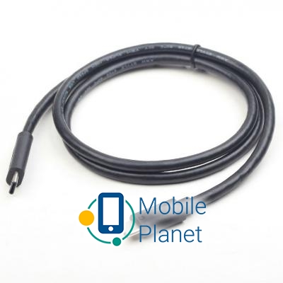 Кабель мультимедійний Дата кабель USB 3.0 Type-C to Type-C 1.0m REAL-EL (EL123500015) (UA)