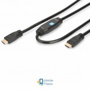 Кабель мультимедийный HDMI to HDMI 30.0m DIGITUS (AK-330105-300-S) (UA)