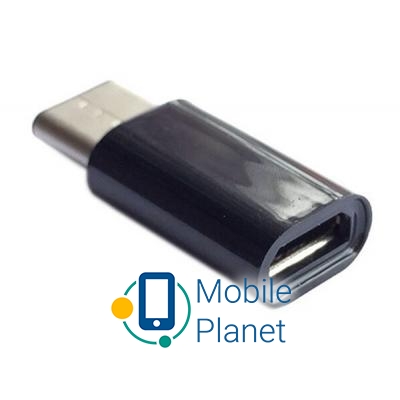 Кабель мультимедійний Перехідник micro USB F to Type C REAL-EL (EL123500018)