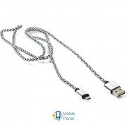 Дата кабель USB 2.0 AM to Micro 5P 1.0m PowerPlant (CA910212) (UA)