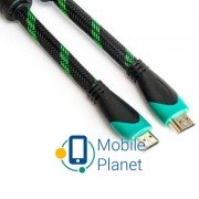 Кабель мультимедийный HDMI to HDMI 1.5m PowerPlant (KD00AS1250) (UA)