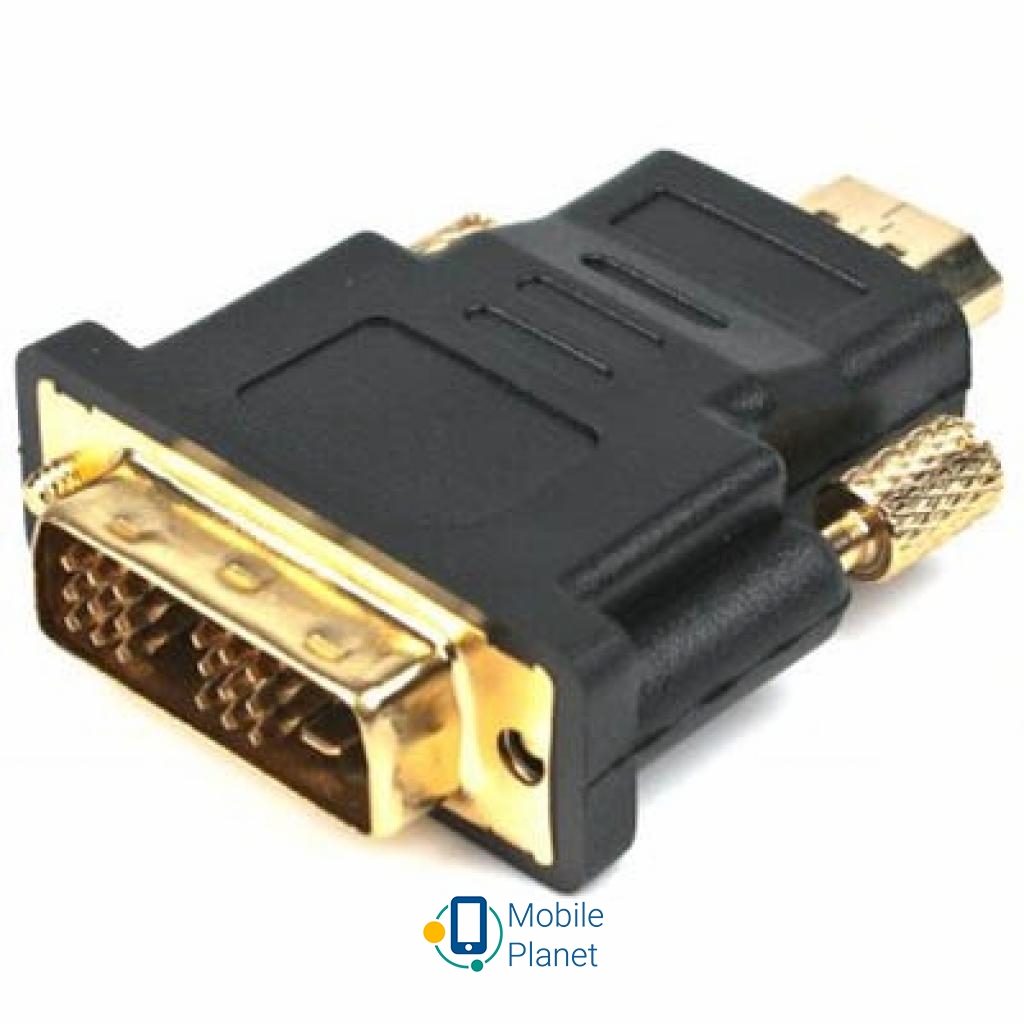Кабель мультимедійний Перехідник HDMI M to DVI18 + 1pin M Cablexpert (A-HDMI-DVI-1)