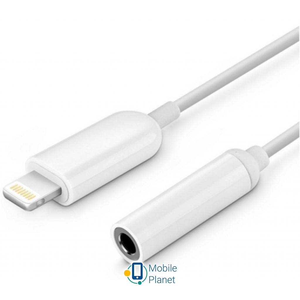 Кабель мультимедійний Перехідник Lightning to jack 3.5mm EXTRADIGITAL (KBA1682) (UA)
