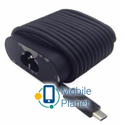 Блок питания к ноутбуку Блок питания к ноутбуку Dell 45W 20V, 2.25A + 5V, 2A, разъем USB Type C, Oval-корпус (LA45NM150) (UA)