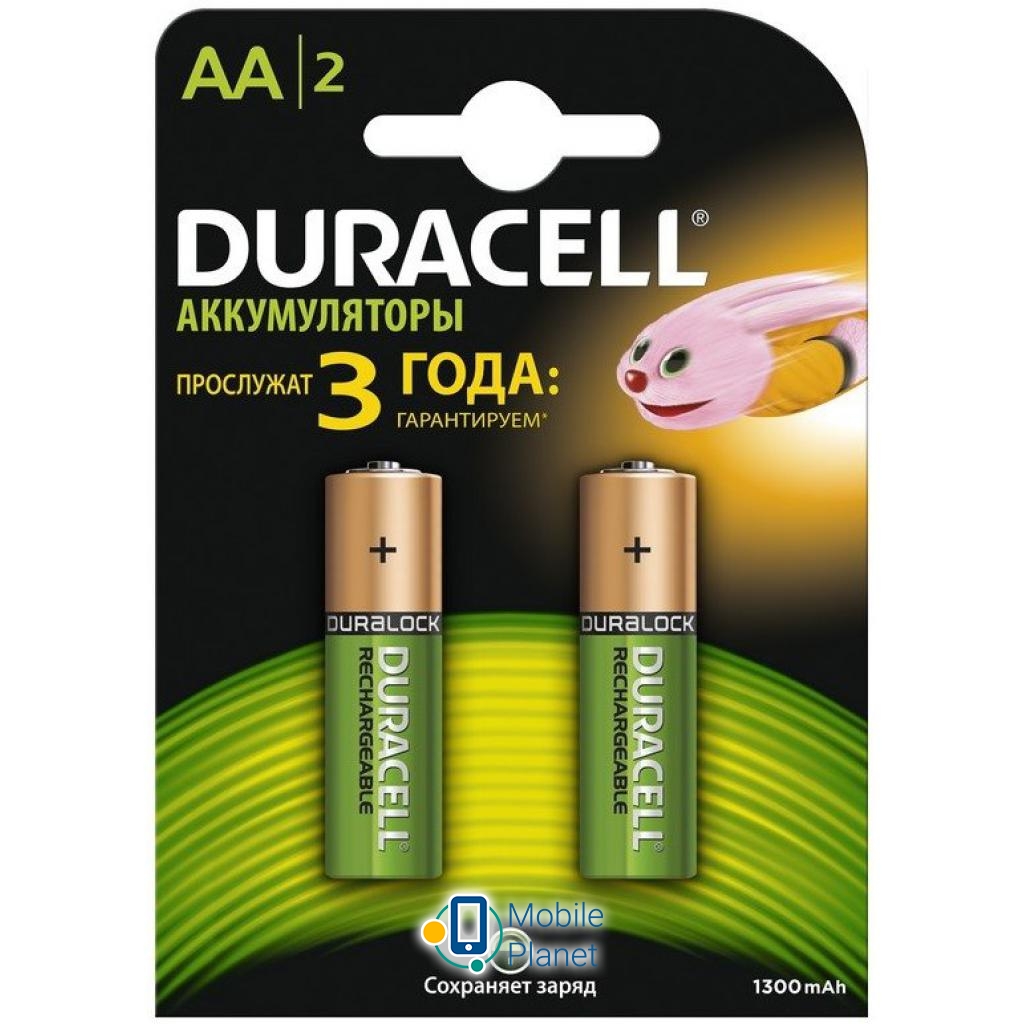 Батарейка Duracell AA HR6 1300mAh * 2 (81367175) (UA)