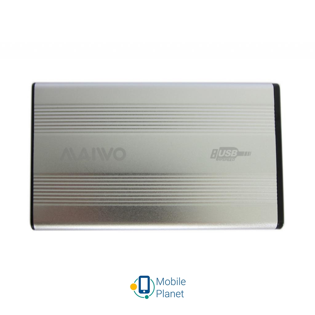Карман для диска Maiwo K2501A-U2S silver