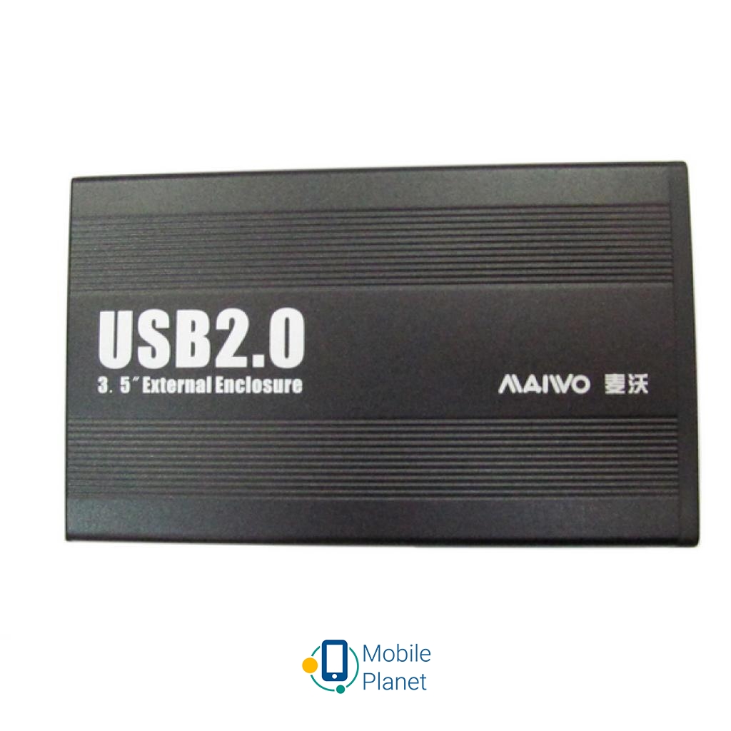Карман для диска Maiwo K3502-U2S black (UA)