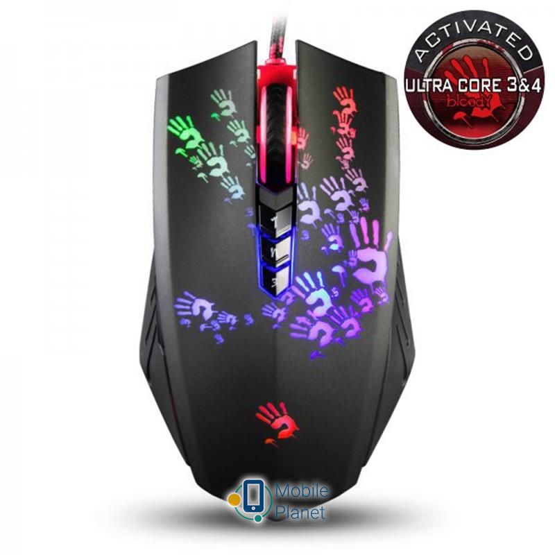 Мышь A4Tech A60A Bloody Black USB