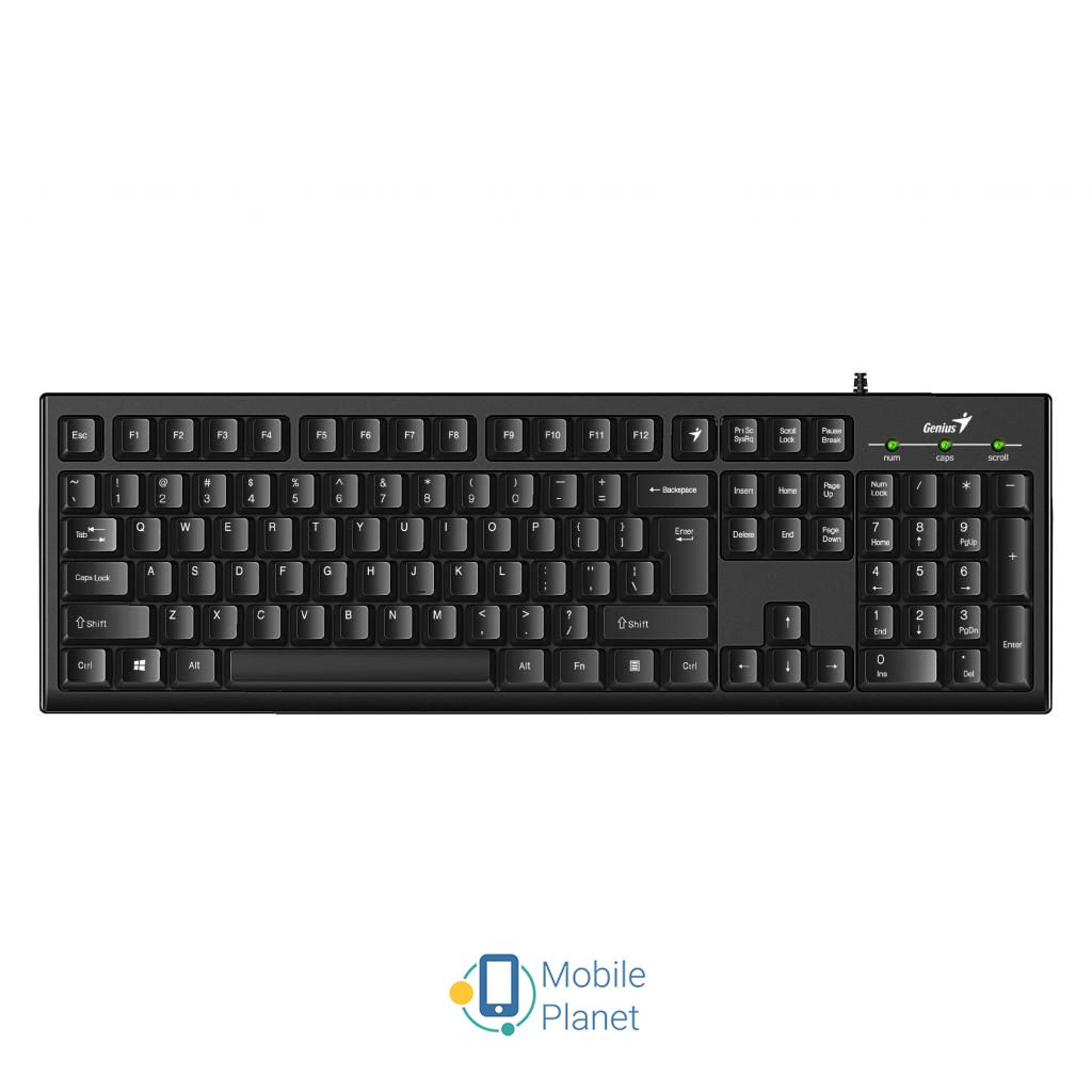 Клавіатура Genius Smart KB-100 USB Black UKR (31300005410) (UA)