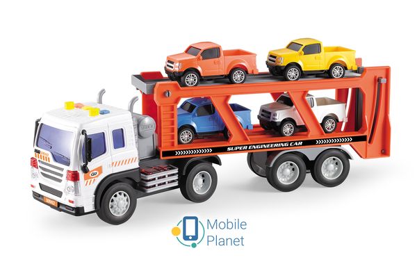 Машинка інерційна 1:16 Wenyi Автовоз зі звуком і світлом (WY-572A)