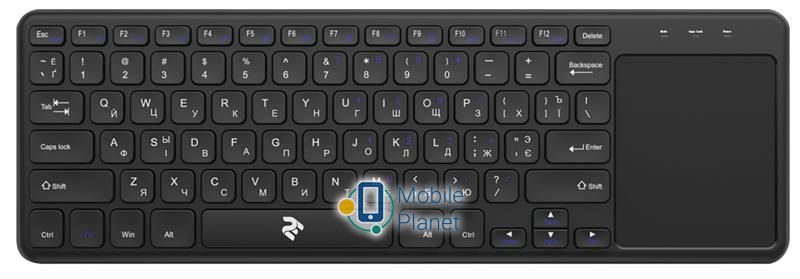Клавіатура 2E KT100 WL (2E-KT100WB) Black
