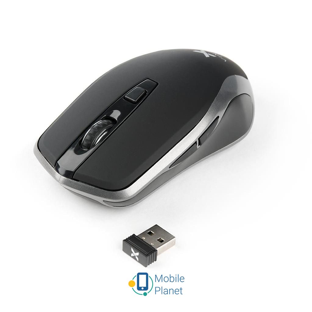 Миша Vinga MSW-909 Silent black-grey (UA)