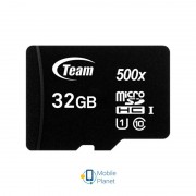 MicroSDHC 32GB UHS-I Class 10 Team Black (TUSDH32GCL10U02)