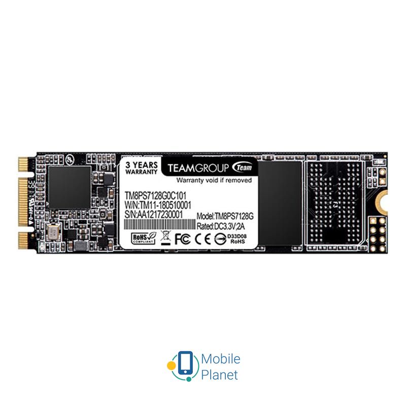SSD диск SSD 128GB Team MS30 M.2 2280 SATAIII TLC (TM8PS7128G0C101)