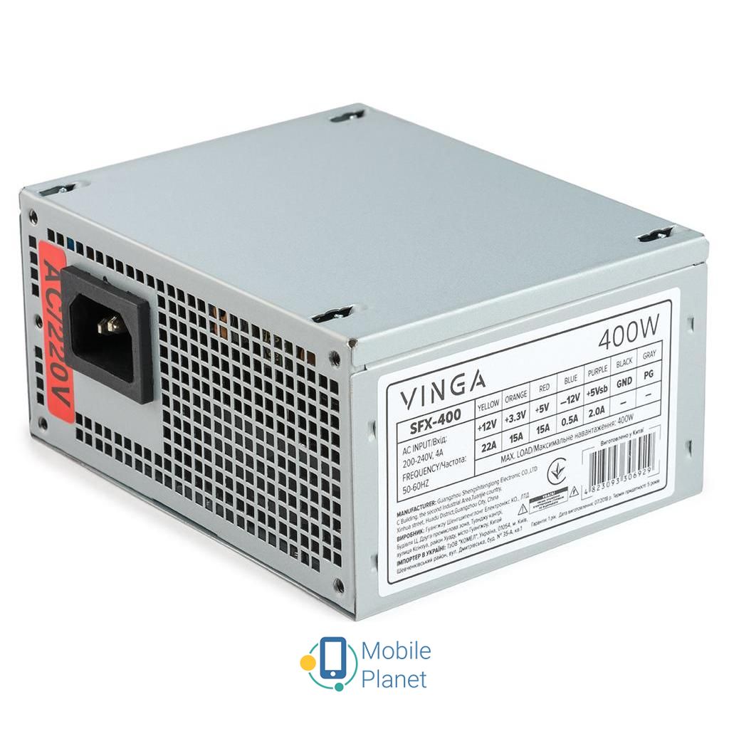 Блок живлення Vinga 400W (SFX-400) (UA)