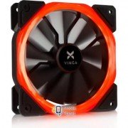 Кулер для корпуса Vinga LED fan-01 red (UA)