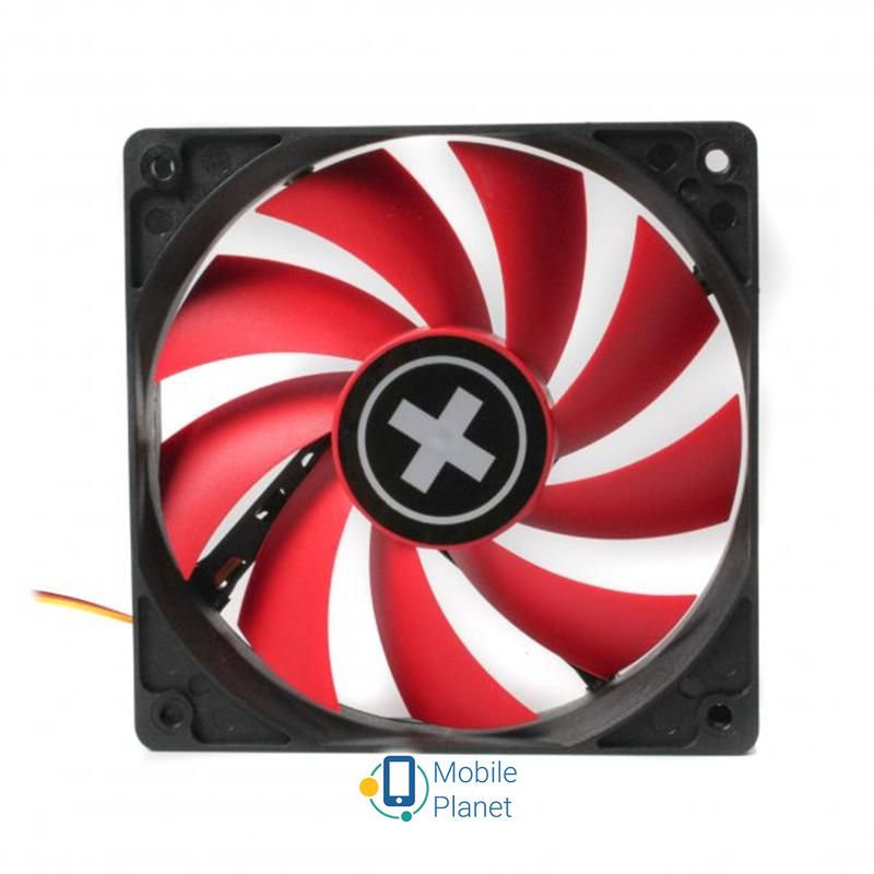 Xilence XPF120.R (XF039), 120х120х25мм, 3-pin + 4-pin, Black / Red