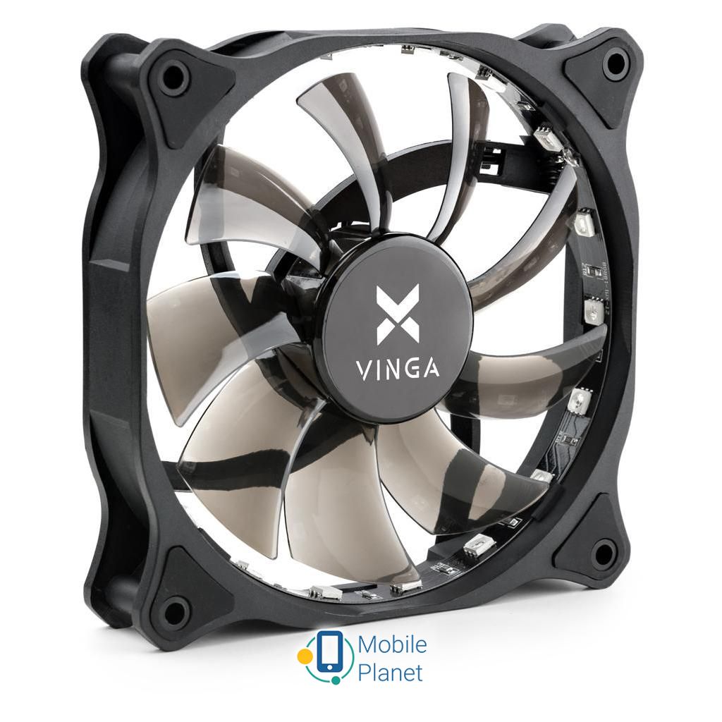 Кулер для корпуса Vinga RGB fan-01 (UA)