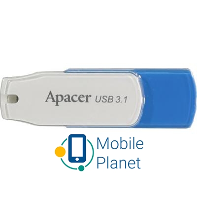 Флеш пам `ять Apacer 32GB AH357 Blue USB 3.1 (AP32GAH357U-1) (UA)