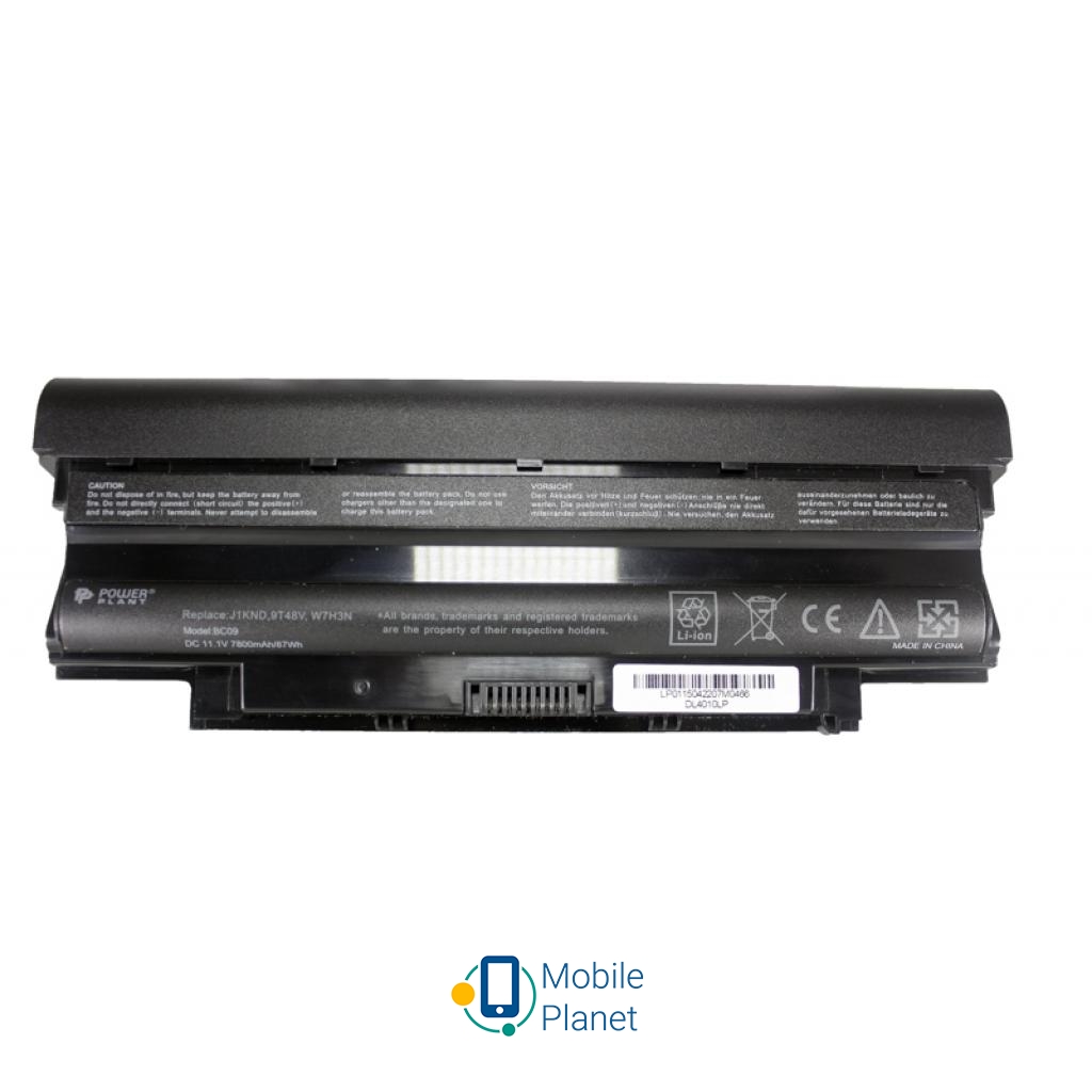 Акумулятор для ноутбука DELL Inspiron 13R (04YRJH, DE N4010 3S2P) 11.1V 7800mAh PowerPlant (NB00000066) (UA)