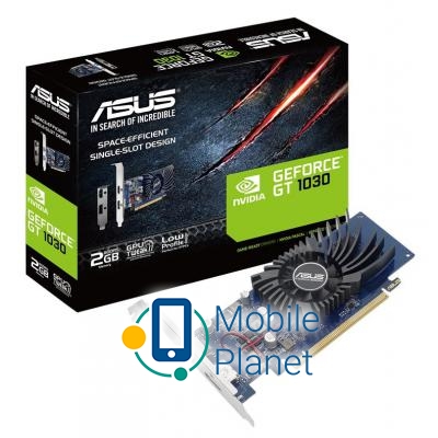 Відеокарта GeForce GT1030 2048Mb ASUS (GT1030-2G-BRK) (90YV0AT2-M0NA00) (UA)
