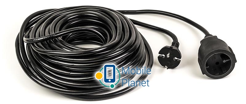 Мережевий фільтр PowerPlant JY-3021/20 (PPEA10M200S1) 1 розетка, 20 м, чорний (UA)