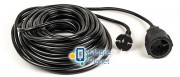 PowerPlant JY-3021/20 (PPEA10M200S1) 1 розетка, 20 м, чорний (UA)